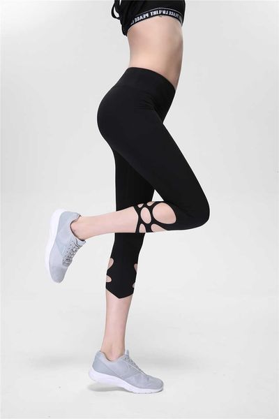 

women solid color sports pants outdoor elastic yoga trousers fitness colorful yoga pant leggings, White;red