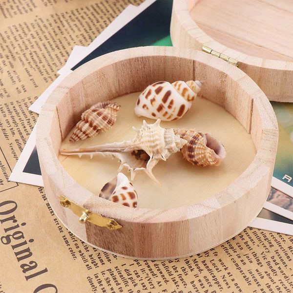 

vintage jewelry box round wooden box boutique gift wood as a gift jewelry storange case diy wood crafts