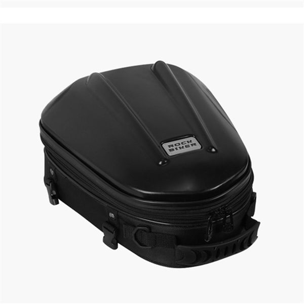 

rock biker motorcycle rear seat carbon fiber bag knight fuel safety helmet bag shoulder waterproof saddle