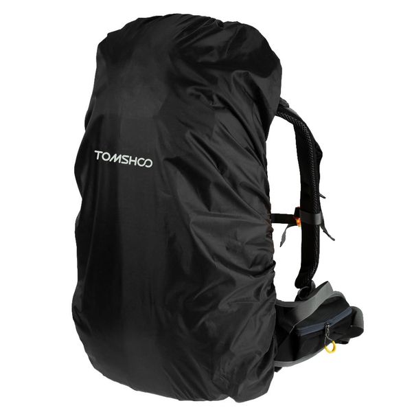

tomshoo outdoor 40l-50l waterproof dustproof rain cover backpack suit backpack rain protect cover for hiking traveling camping