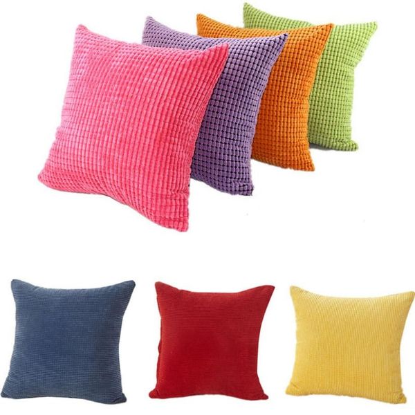 

sofa decorative throw pillow cover cushion cover solid cotton corduroy cushion decorative sofa home throw pillow case