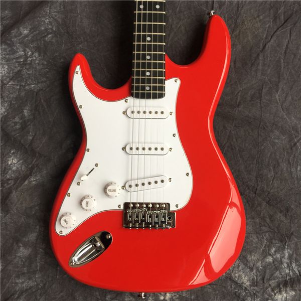 

factory wholesale new red 6 string electric guitar spot, ing