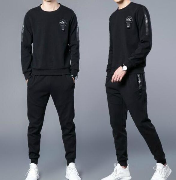 

модные брендовые спортивные костюмы для мужских спортивных костюмов роскошный дизайнерский спортивный костюм весна с длинным рукавом мужские, Gray