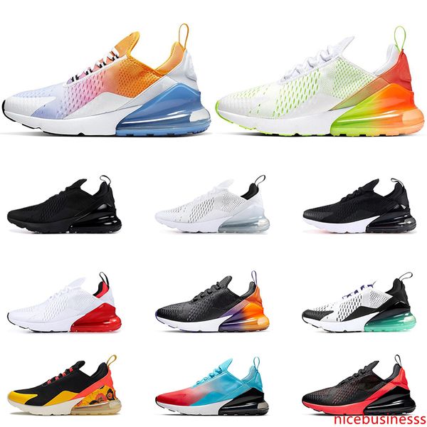 

2020 running shoes black gradient rainbow volt orange triple black white university red mens womens sports sneaker trainers shoes size 36-45