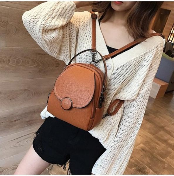 

2020 new korean backpack women's casual fashion mini backpack women