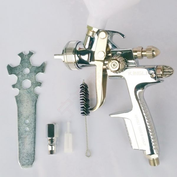 

New 1000brp hvlp pray gun gravity feed 1 3mm topcoat touch up paint cup for all auto paint w t 600ml cup