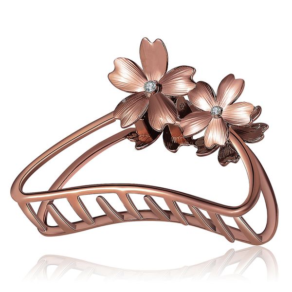 

new big flower hair for women hair barrettes hairpin crab metal claw clips for women accessories headwear