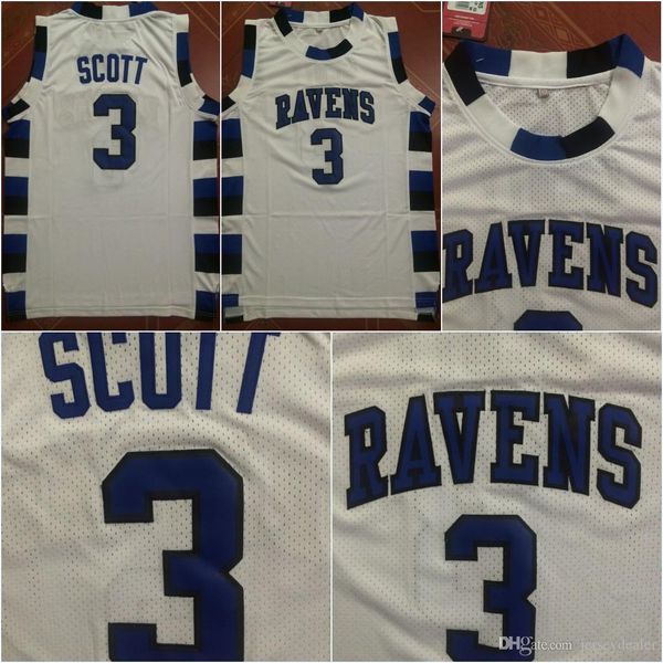 

Number 3 Lucas Scott The Film Version of One Tree Hill Lucas Scott Movie Basketball Jersey 100% Stitched White S-3XL Fast Shipping