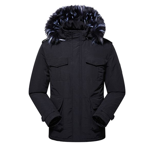 

2020 jacket men new fashion brand winter camouflage thickening outwear plus size erkek mont chaquetas hombre veste homme, Black;brown