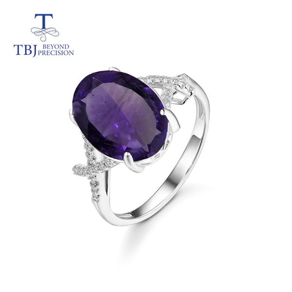 

tbj,new design amethyst rings natural gemstone oval 10*14mm 925 sterling silver fashion fine jewelry for woman with gift box, Golden;silver