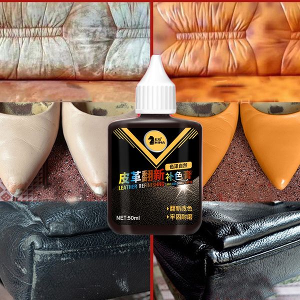

leather refurbishing repair cream cleaner kit for auto car seat sofa coats shoes holes scratcher cracks rips restore hot