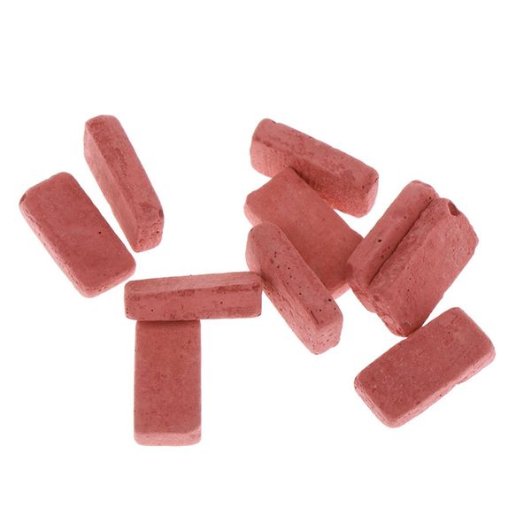 

10pcs 1:12 model brick miniature dollhouse ornament fairy garden decor red
