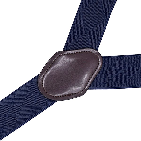 

men's sling leather alloy clip men's retro casual trousers strap father / husband gift, Black;white