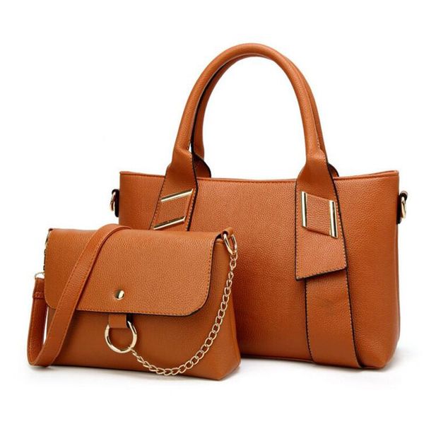 

2020 new women's lychee pattern waterproof hand bag female & children's bag large capacity mother 2 bags