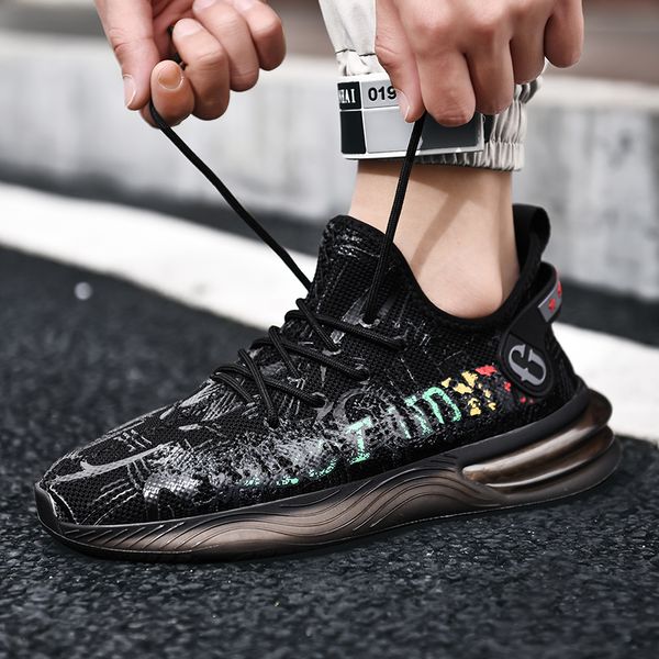 

summer fashion men's breathable casual sneakers men air cushion sport training shoes
