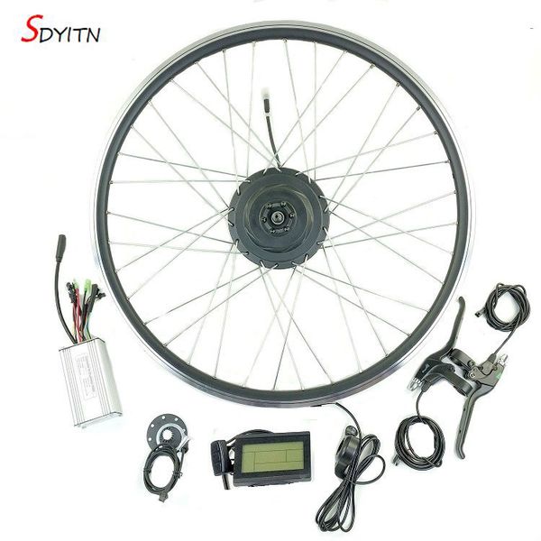 

sdyitn e-bike conversion kit 36v 500w front hub motor with lcd3 display