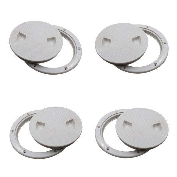 

4x non slip 4" deck inspection access hatch cover for marine water tight