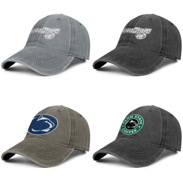 

penn state nittany lions starbucks green denim baseball cap custom cool personalized uniquel hats football logo mesh marble print, Blue;gray