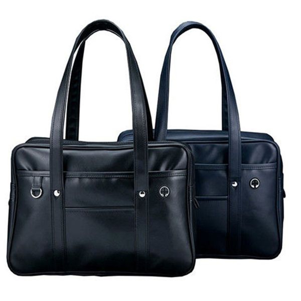 

briefcases briefcase student shoulder bag pu uniform men and women commuter leather laptop