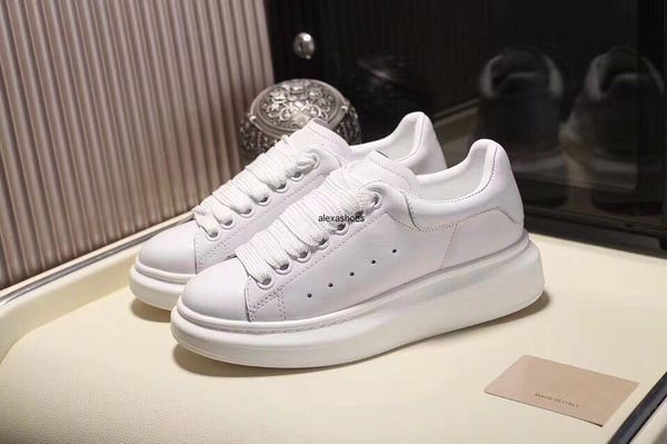 

new style model queen shoes men and women genuine leather shoes ing, Black