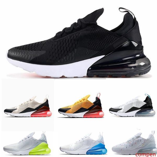 

new arrivals 2019 designer men shoes black triple white cushion mens sneakers athletics trainers running shoes size 36-45