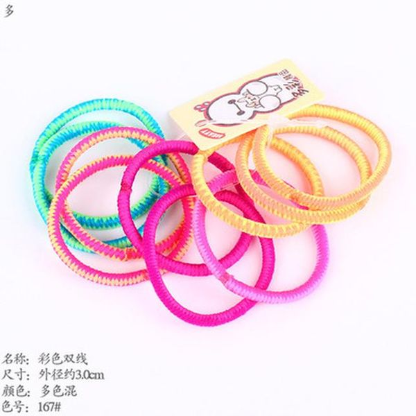 

terra cotta marble hair ties elastics hair band assorted colors kids girls baby titolari di coda di cavallo in rilievo sweet07 rfdxp