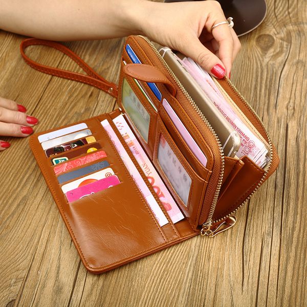 

2020 новая мода элегантный женский кошелек большой емкости простая женская сумка