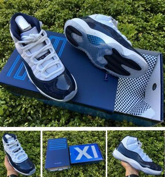 

new bred 11s 2019 concord 11 midnight navy 11 gym red 11s carbon fiber wholesale with box basketball shoes