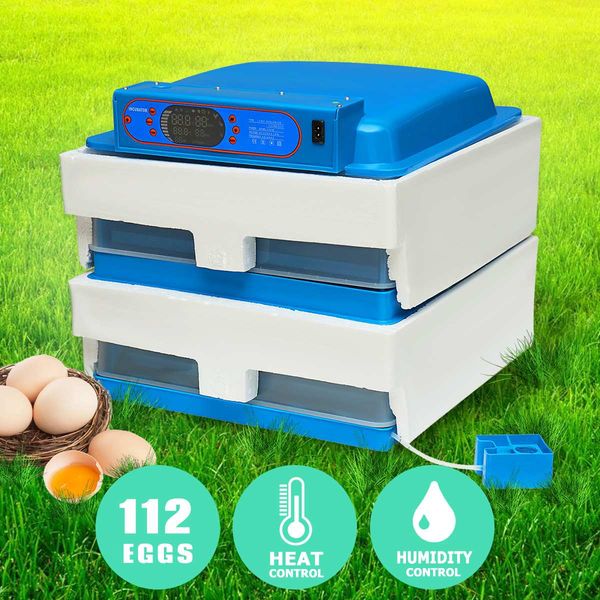 

new 45w 112 position eggs automatic incubator led egg incubator poultry hatcher fully automatic home hatching machine 220v