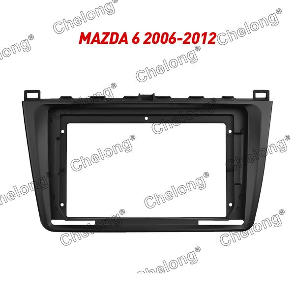 

2din car dashboard frame fit for 6 2006-2012 car dvd gps dash panel kit mounting frame trim fascias