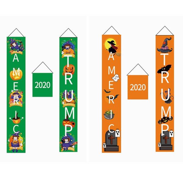 

4 styles fashion trump 2020 flag usa president election keep america great door curtain flag halloween home garden party supplies fa3008