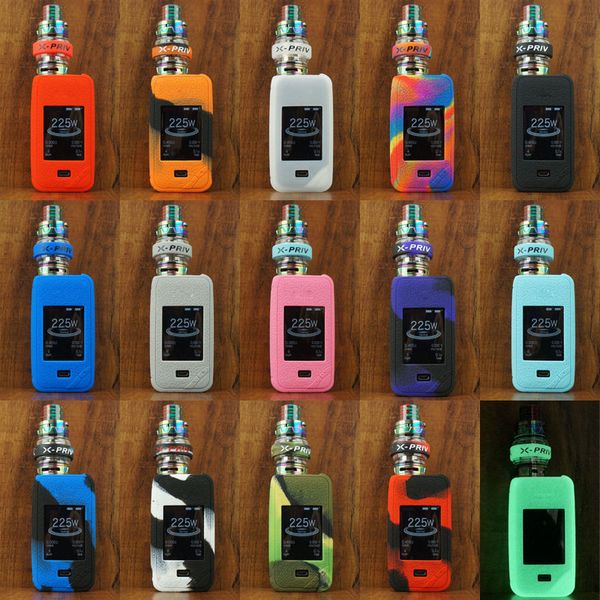 

X-PRIV 225W Case Leather Silicone Case Silicon Cases Rubber Sleeve Protective Cover Skin For XPRIV X PRIV 225 Mod dhl