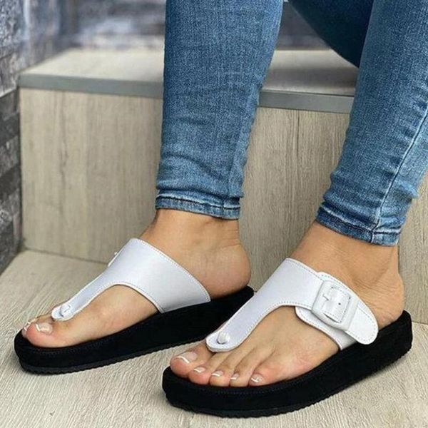 

women summer low heels wedges shoes woman outdoor flatform flip thong slippers slides sandalias mujer sapato feminino d1235, Black