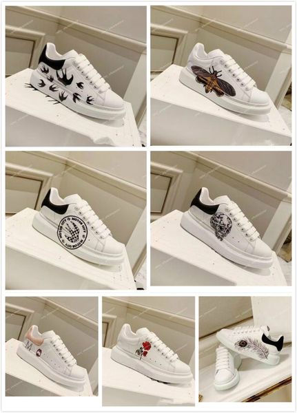 

2020 new color printing, level printing luxury designer men's and women's casual shoes fashion rainbow sports shoes party casual s, Black