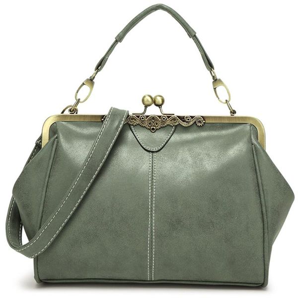 

2020 new women's bag fashion handbag casual diagonal cross-body bag frosted leather clip british retro messenger