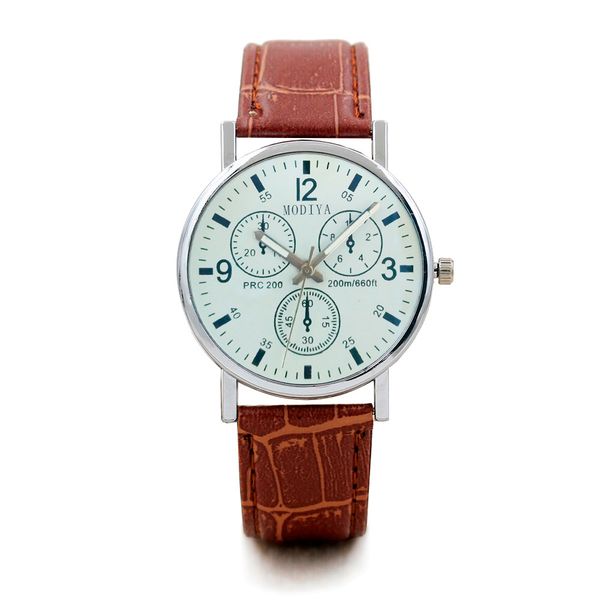 

otoky man women six pin watches quartz antique design blue glass belt watch men gold rose lover elegant watches gift st08, Slivery;brown