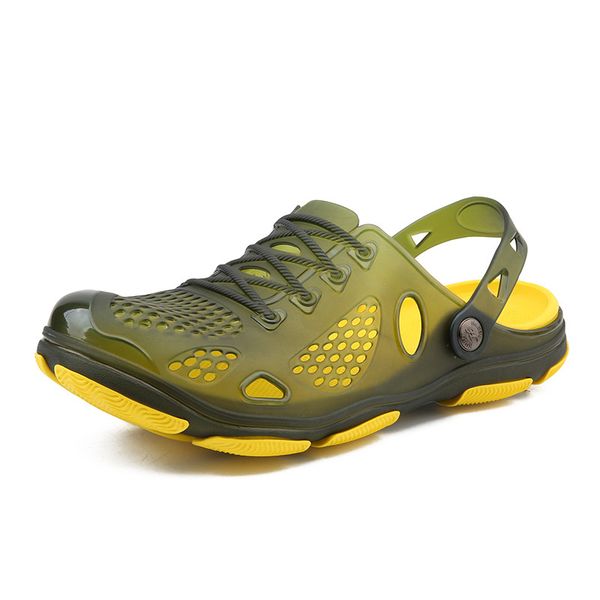 

2019 selling closed-toe men's shoes garden shoes gel shoes jd, Black