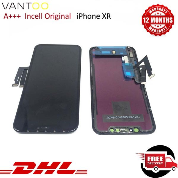 

for iphone xr display replacement with 3d touch digitize assembly black white mix color & ing