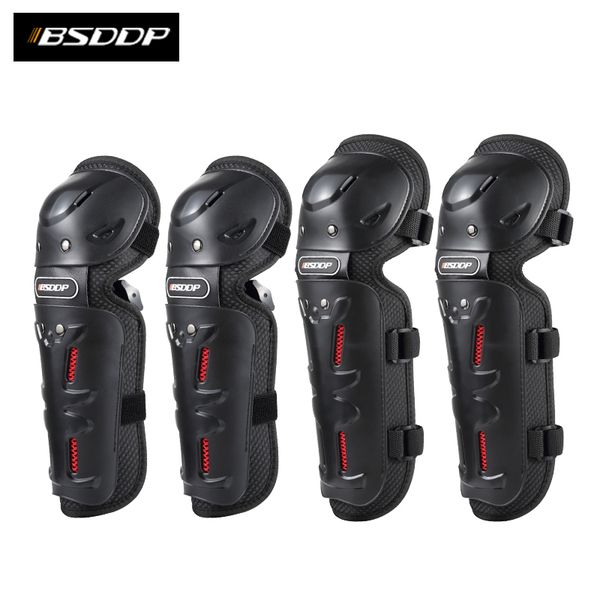 

4-piece motorcycle sports riding gear knee pads elbow off-road motorcycle hand protection knee pads black for mt-07 mt-09