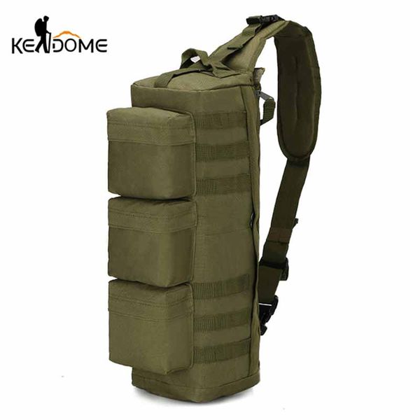 

1000d tactical molle bag sling single shoulder backpack army bags hiking camping hunting assault tas mochila xa192wd