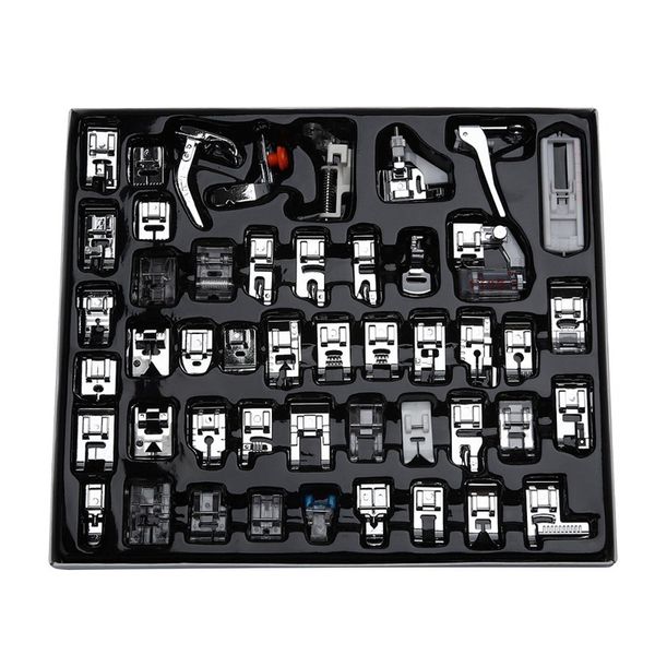 

professional 48pcs sewing machine presser feet set for brother, babylock, singer, janome, elna, , new home, simplicity, ke gps