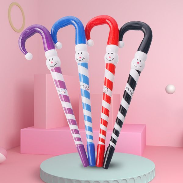 

wholesale 40pcs kawaii ballpoint pen creative umbrella cute clown rollerpen for writing office stationery school item supplies, Blue;orange