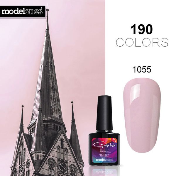 

modelones 10ml salon nail gel lacquer long lasting nail art uv gel polish blue color series uv polish varnishes, Red;pink