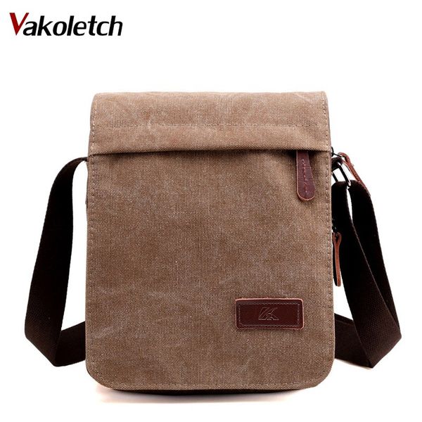 

men messenger bag leisure vintage style briefcase male shoulder bag crossbody man canvas bags 2018 men's travel kl550