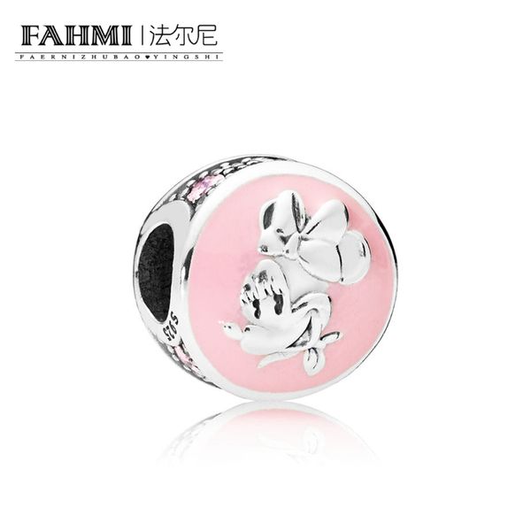 

fahmi 100% 925 sterling silver 797170en96-1 beaded original jewelry women's wedding holiday charming gift, Black