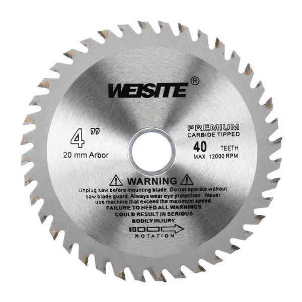 

uxcell 4" circular saw blade, 40t 5/8" arbor, wood tct carbide tipped slitting saw