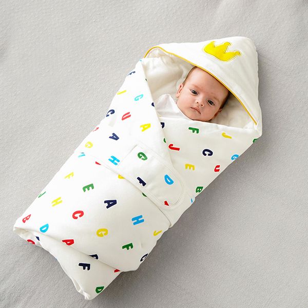 

winter baby sleeping bag envelope for newborns cotton thick cocoon for kids swaddle sleep sack stroller baby carriage sack