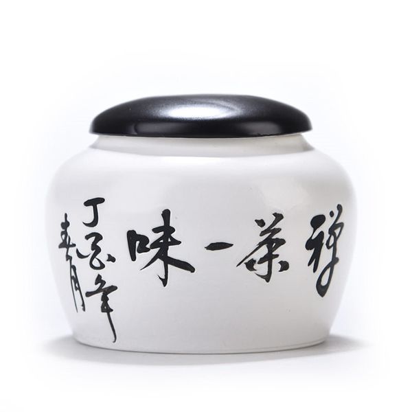 

китайский стиль чай jar ceramic запечатанные бутылки чай box печатный контейнер для еды кухня специй хранение малый box для дома и офиса