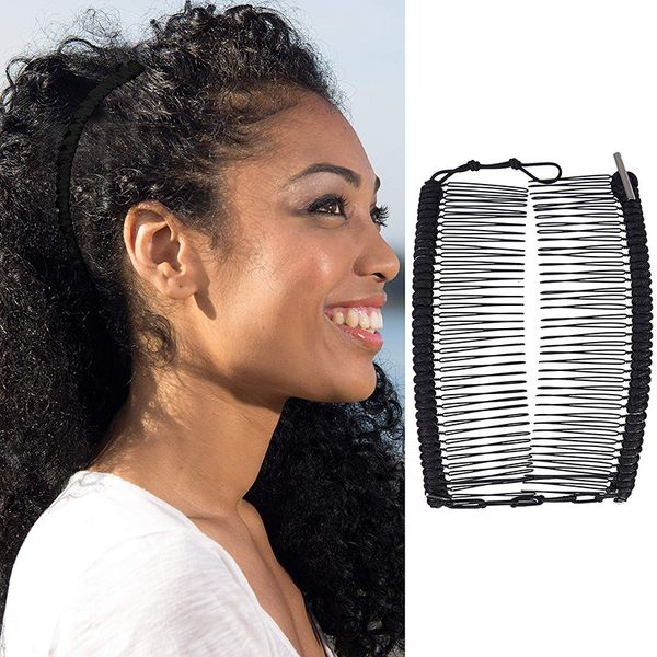 Stretch Banana Clip Double Side Lazy Women Hair Comb Easy Thick Curly Hair Styling Tool Ponytail Mohawk Bun Maker Accessories Accessories For Hair