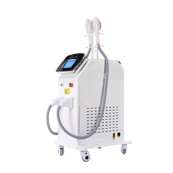 

2020 new 360 magneto-optical shr ipl opt hair removal skin rejuvenation machine for home clinic salon 2 handles